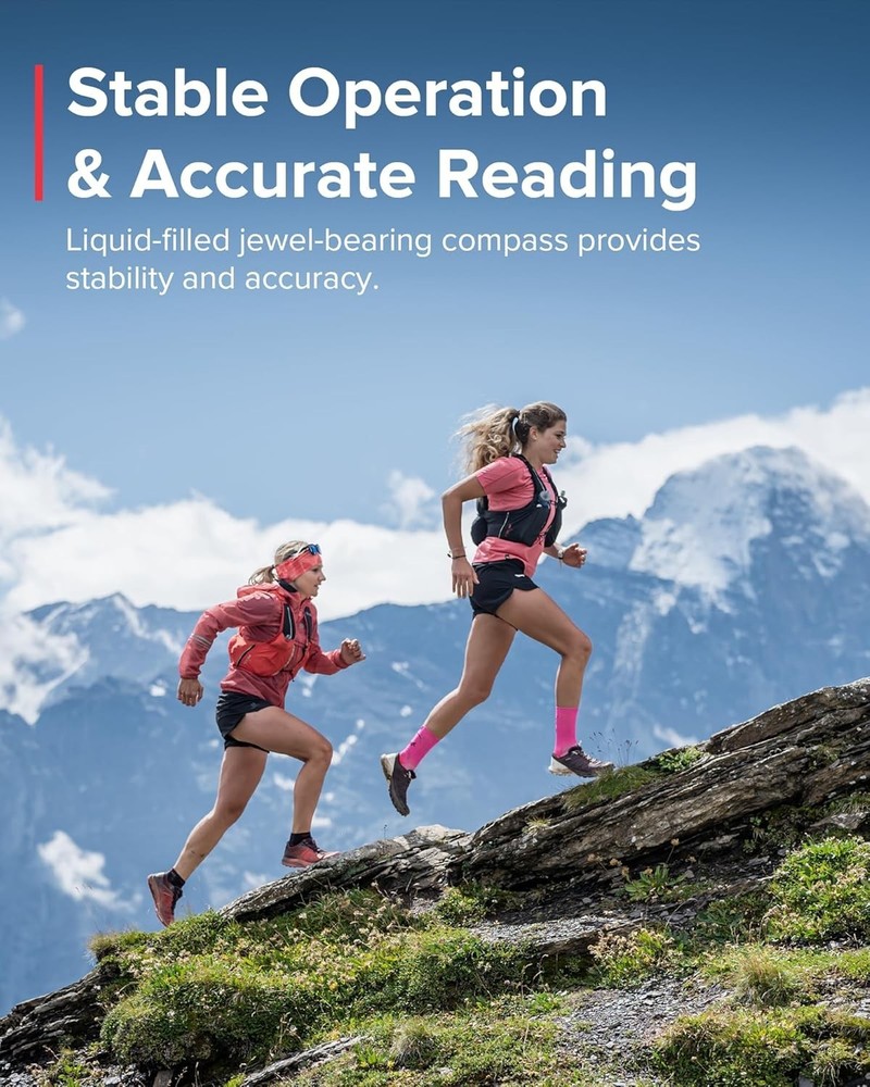 Multifunctional Compass, Northern Hemisphere, Compact Waterproof Navigation C...