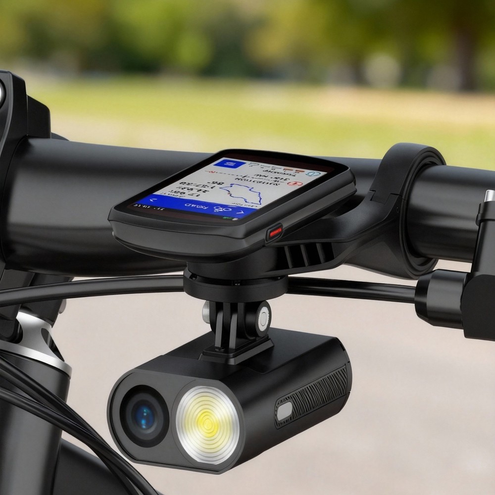 Computer Mount For Garmin Varia Vue UT800 Light Handlebar Bicycle Holder Bracket