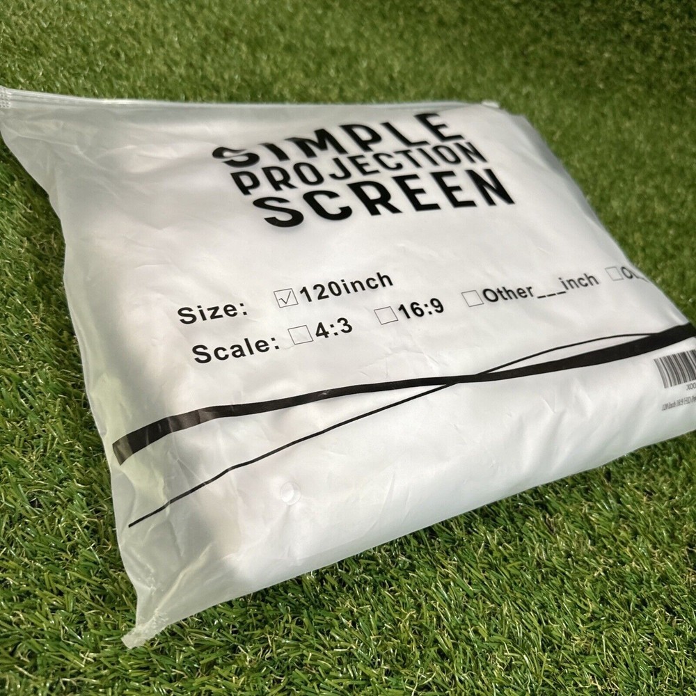 Simple Projection Screen 120 Inches foldable 16:9 scale