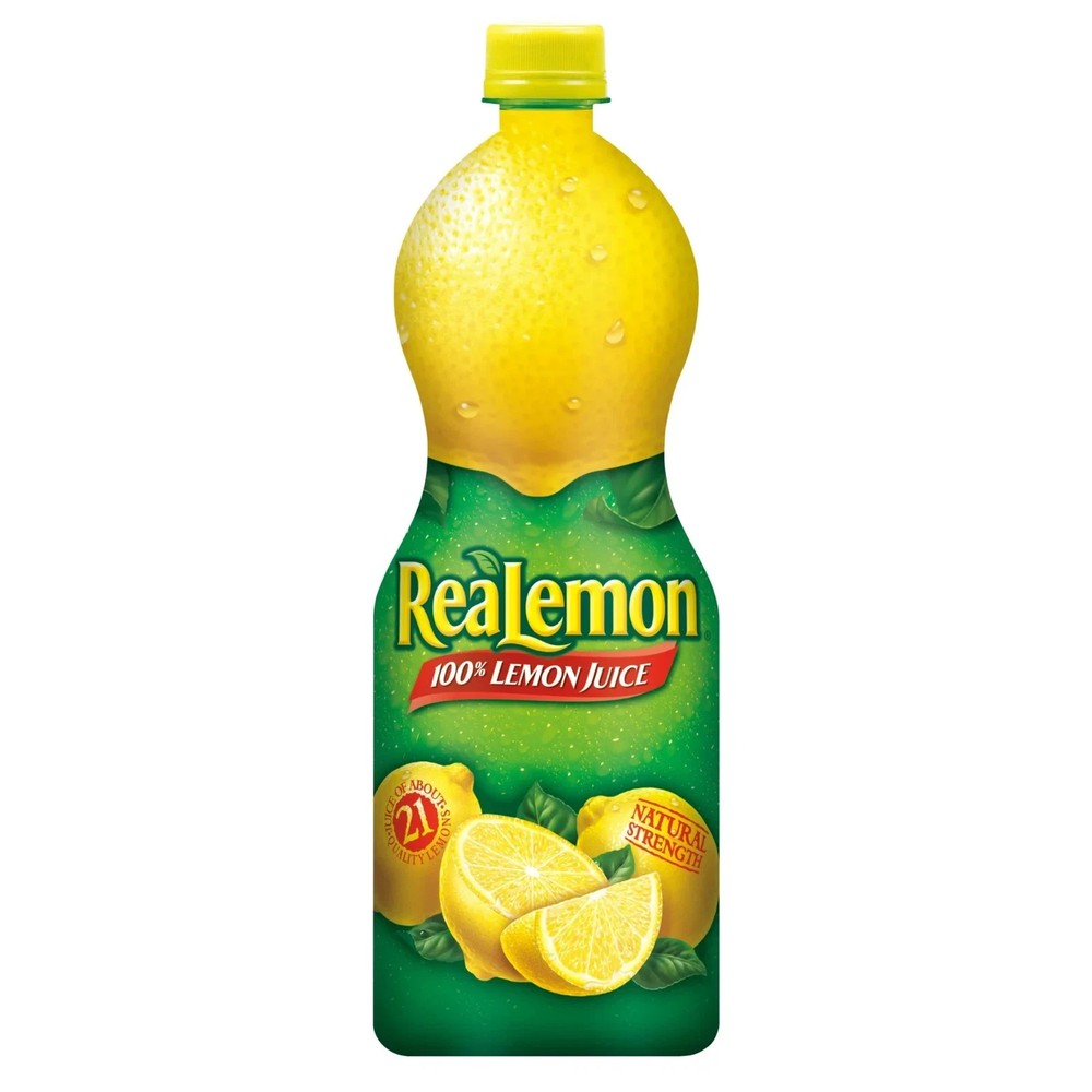 (2 pack) ReaLemon 100% lemon Juice, 32 fl oz bottle.........