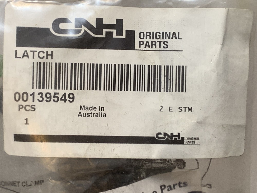 Genuine Case CNH Latch 00139549