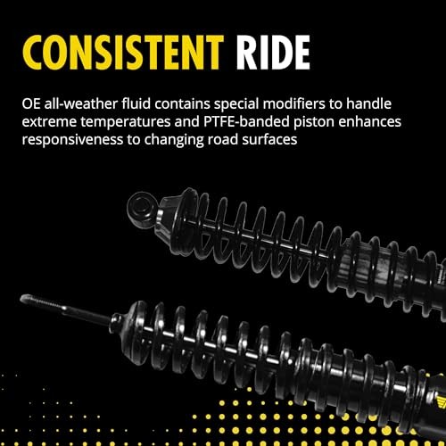 Load Adjusting 58654 Suspension Shock Absorber and Coil Spring Assembly Pack