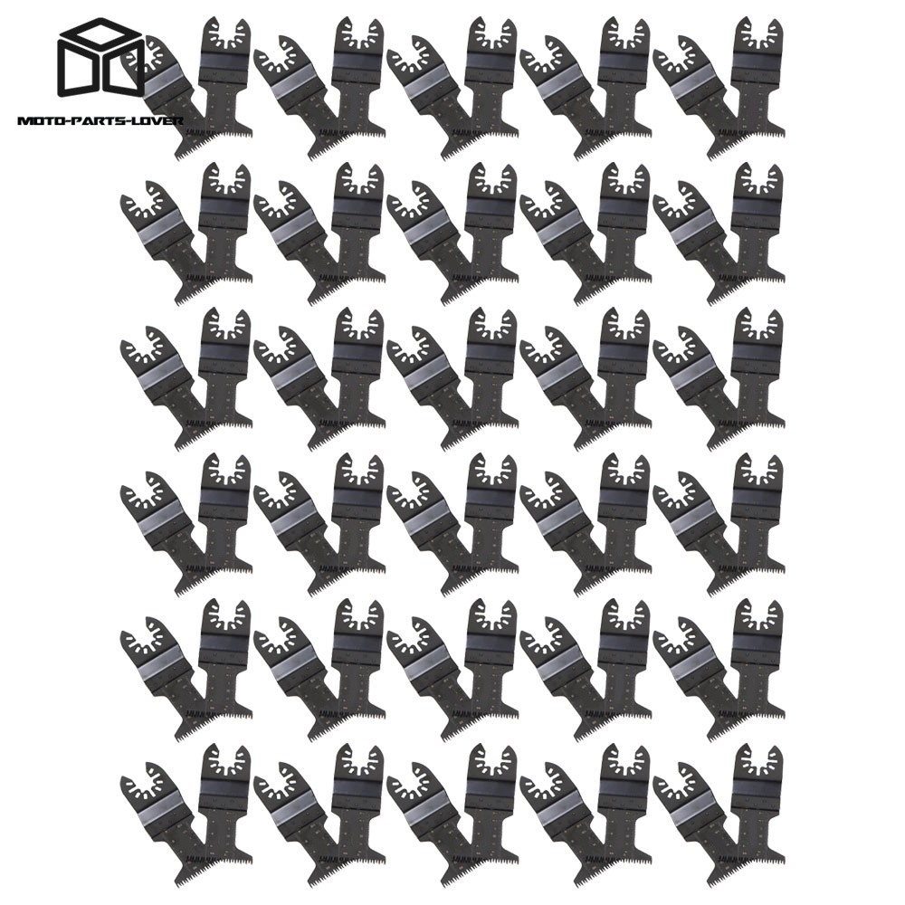 60-Pack Multi-tool Oscillating Fast Release Saw Blade Cutting Wood, Plastic