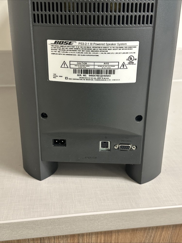 Bose PS 3-2-1 III Powered Speaker System Subwoofer