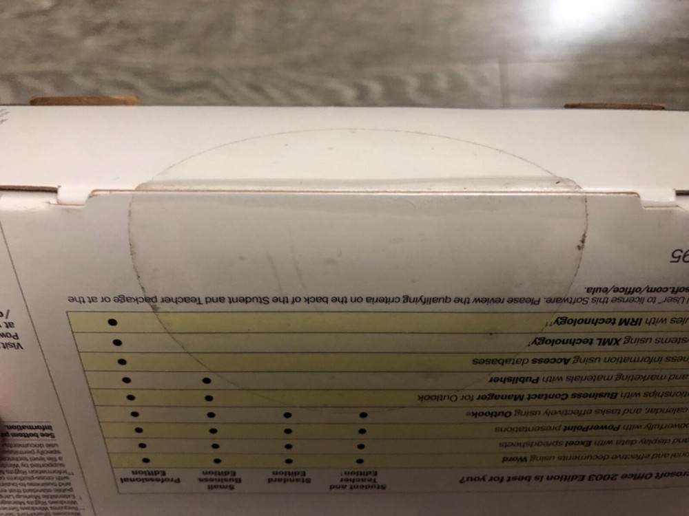 Microsoft PowerPoint 2003 Boxed Factory Sealed