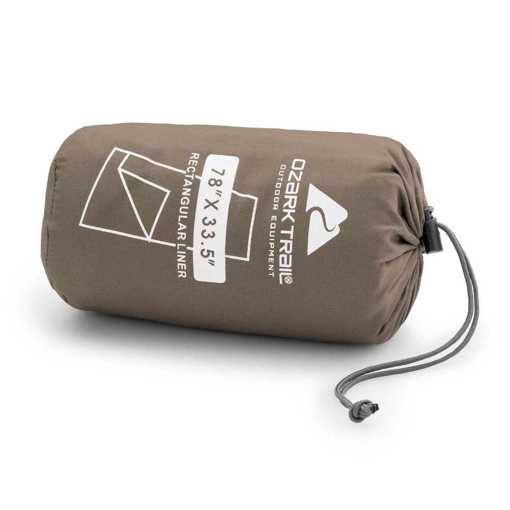 Breathable Polyester Camping Sleeping Bag Liner Sheet Beige
