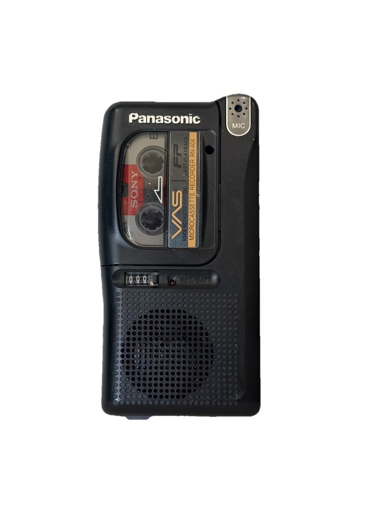 Panasonic RN-404 Handheld Cassette Voice Recorder Tested & Working
