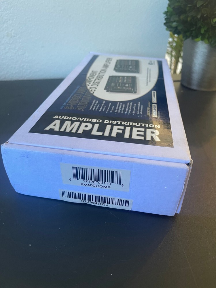 AV400COMP S-Video & Component Audio/Video Distribution Amplifiers