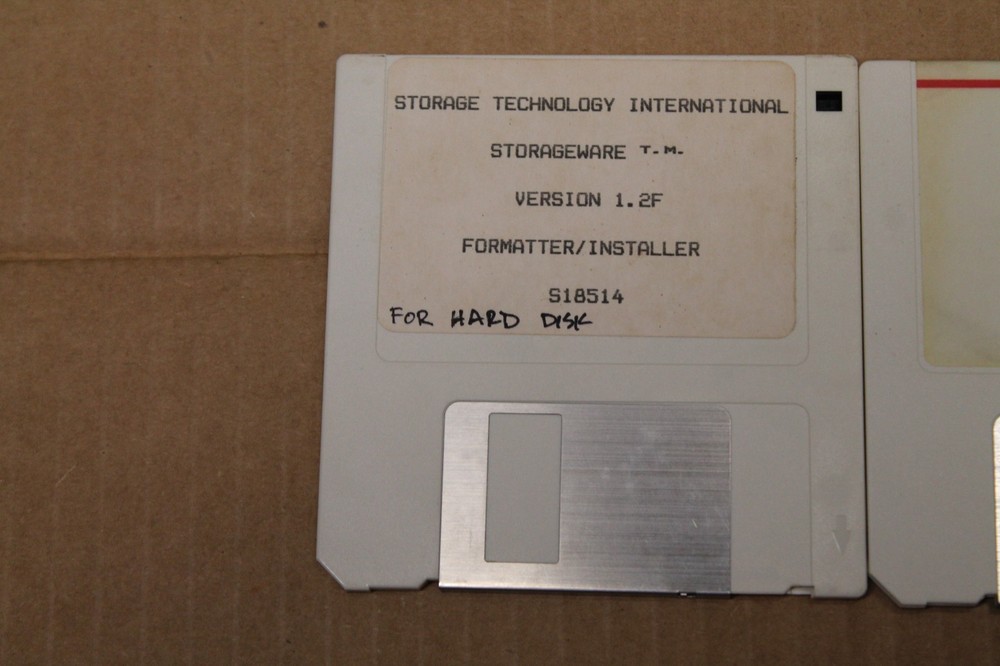 Data Frame System Software for Macintosh & Storage Technology 3.5" Floppy Disk