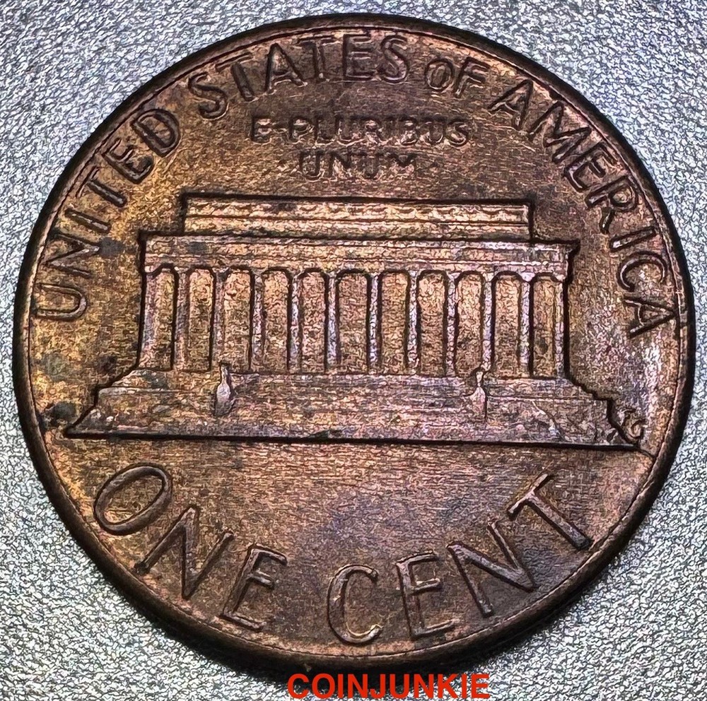 1985 Lincoln Memorial Cent-DIE CRACK ON REVERSE 🔥