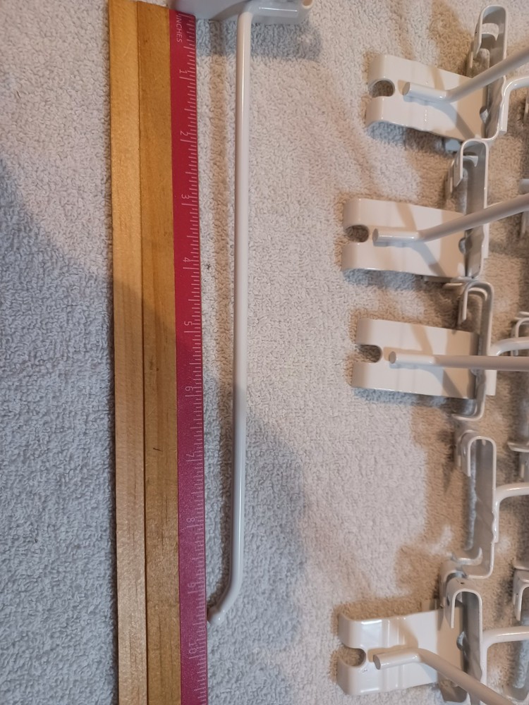 9" Gridwall Hooks Qty-30 White Hooks For Grid Panel Displays B-42