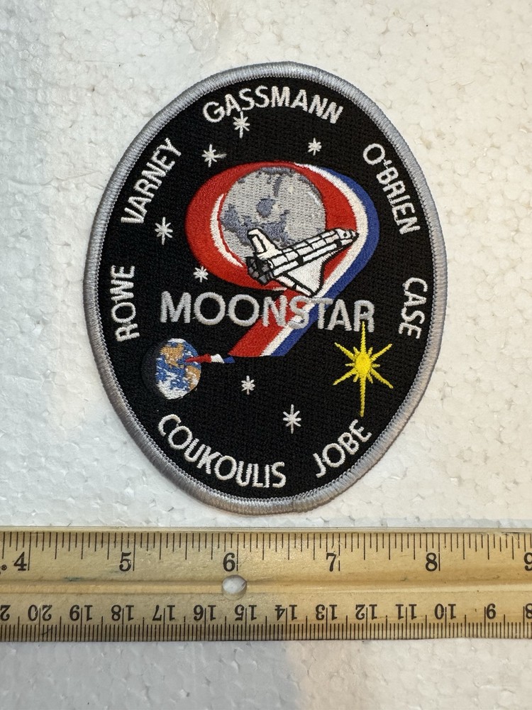 Vintage NASA Space Shuttle Patch- Moonstar 9