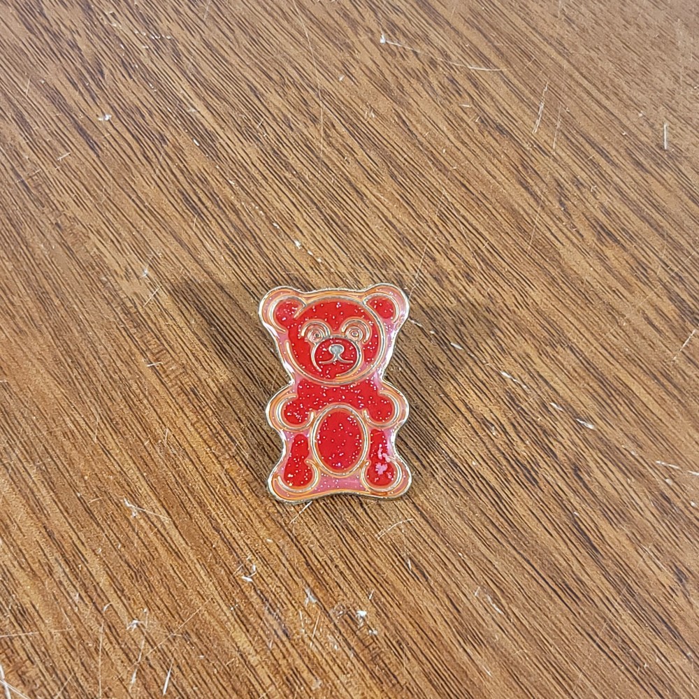 Teddy Bear Metal Lapel pinback Hat Pin