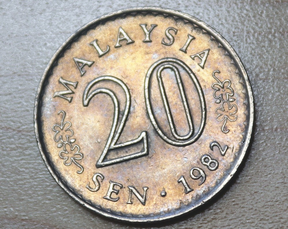 1982 Malaysia 20 Sen