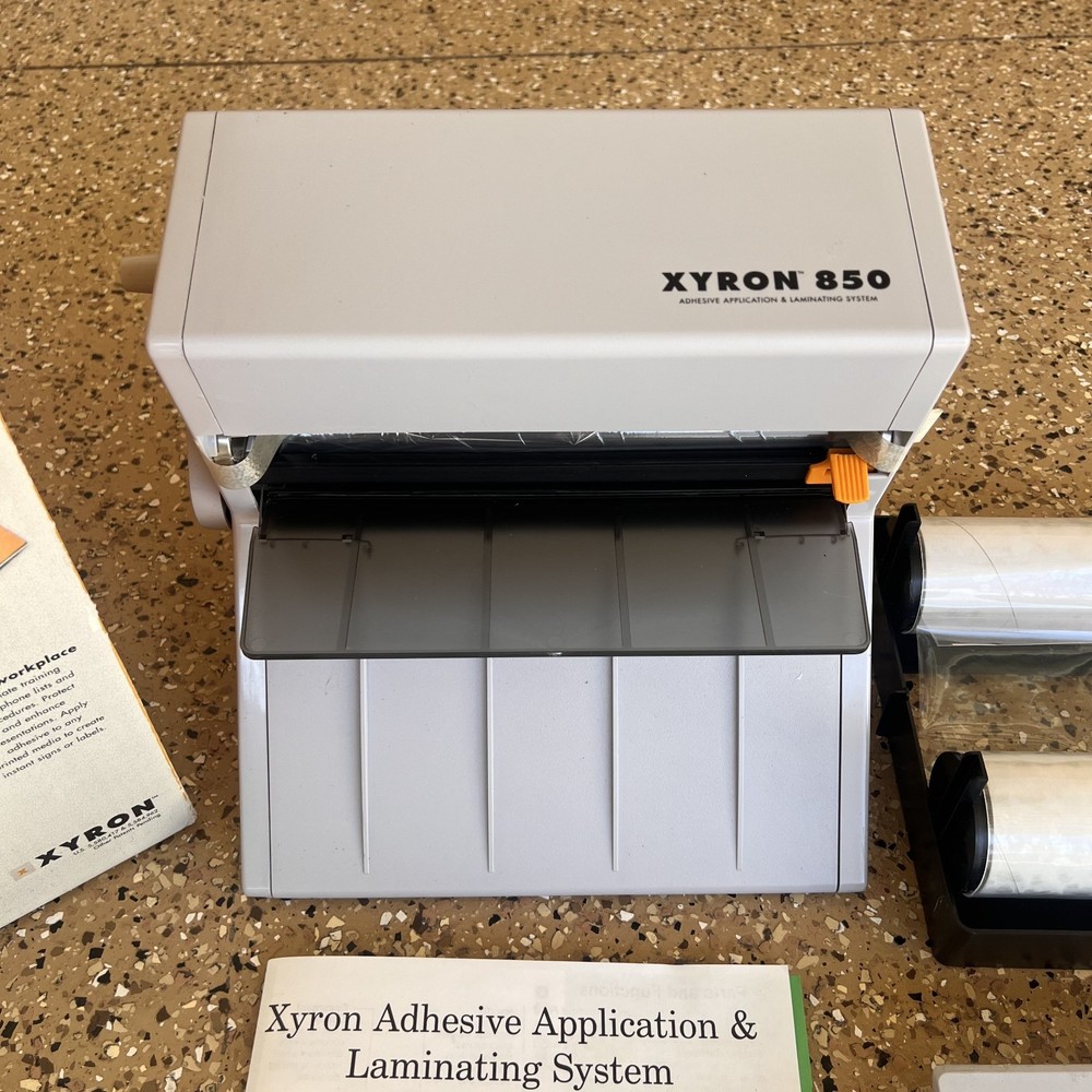 Xyron 850 Adhesive Application & Laminating System – NEW / NEVER USED