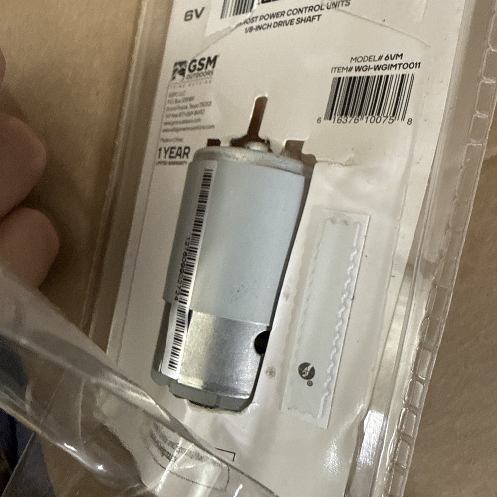 Wildgame Innovations 6-Volt Feeder Replacement Motor