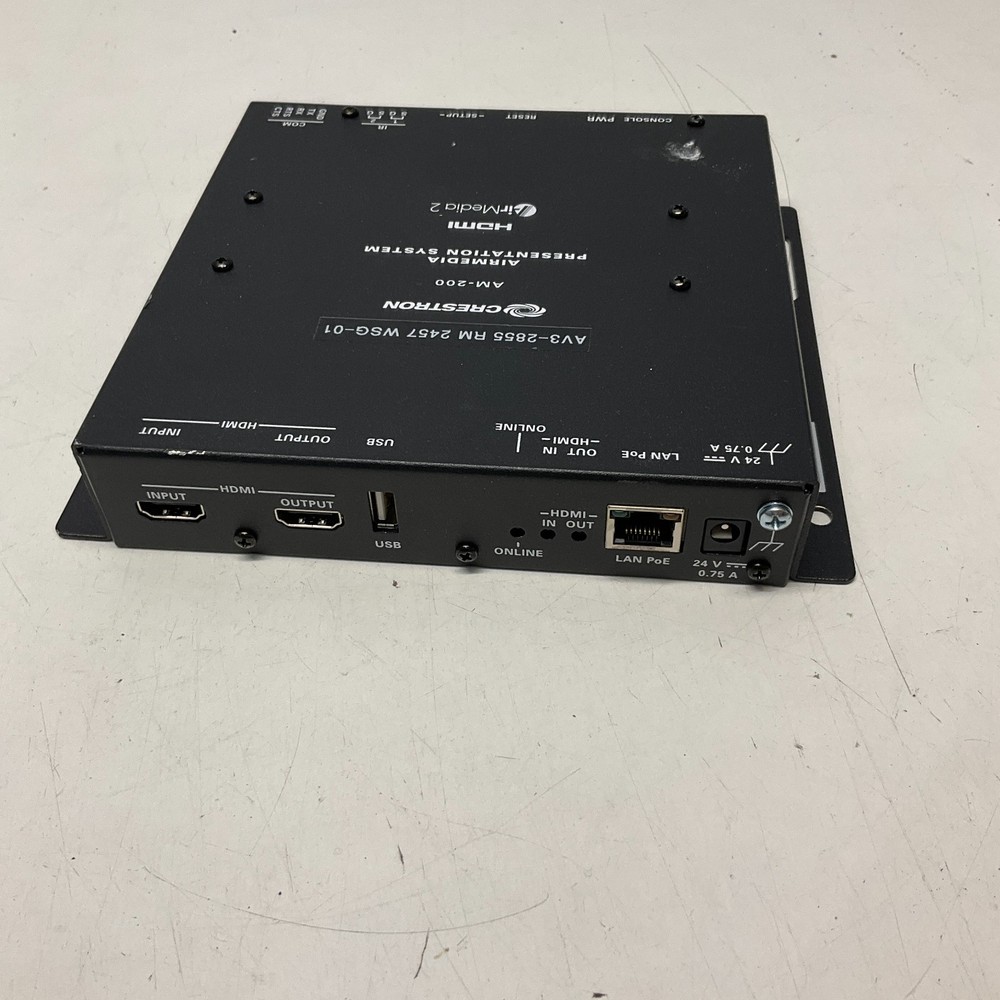CRESTRON AM-200 AIRMEDIA PRESENTATION SYSTEM TESTED