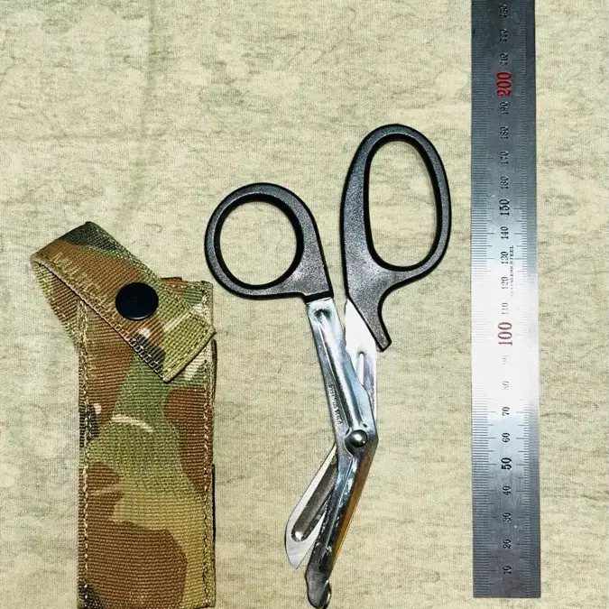 Tactical MultiCam Medic Shears with Holster