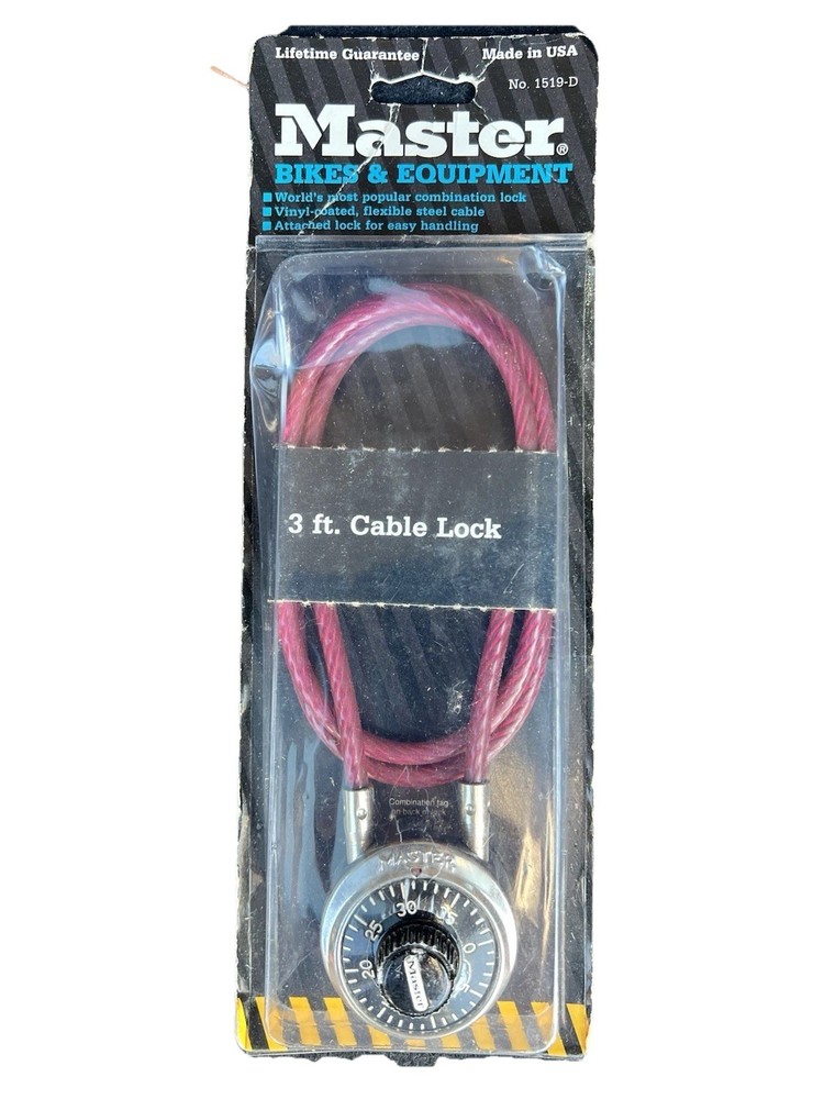 Master 3 Ft Cable Lock