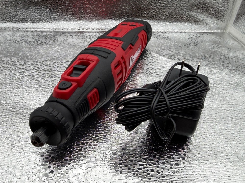 BAUER [58162] 8V CORDLESS VARIABLE SPEED ROTARY TOOL & CHARGER