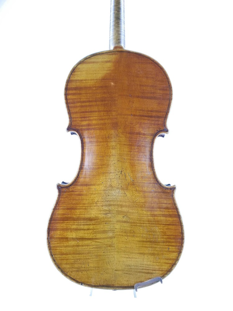 German Violin Marked Carl August Neumarker 4X4