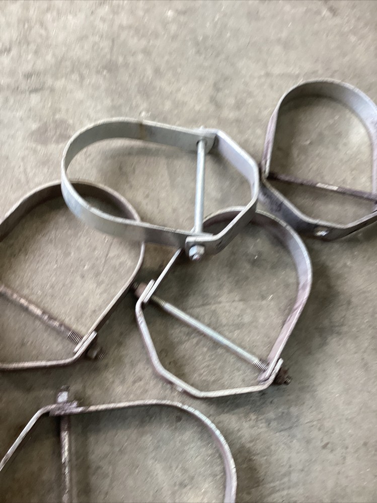 Five 6” adjustable Pipe Hanger Clevis Caddy.