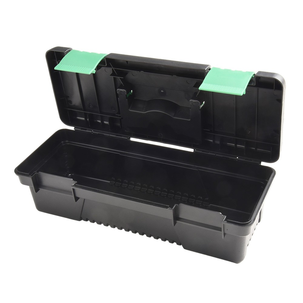 Sturdy Plastic Toolbox Perfect for Carpentry and Electrical Repairs 10 Inch