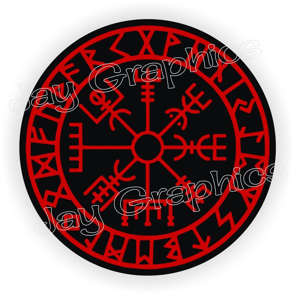 Vegvisir Symbol Sticker Decal
