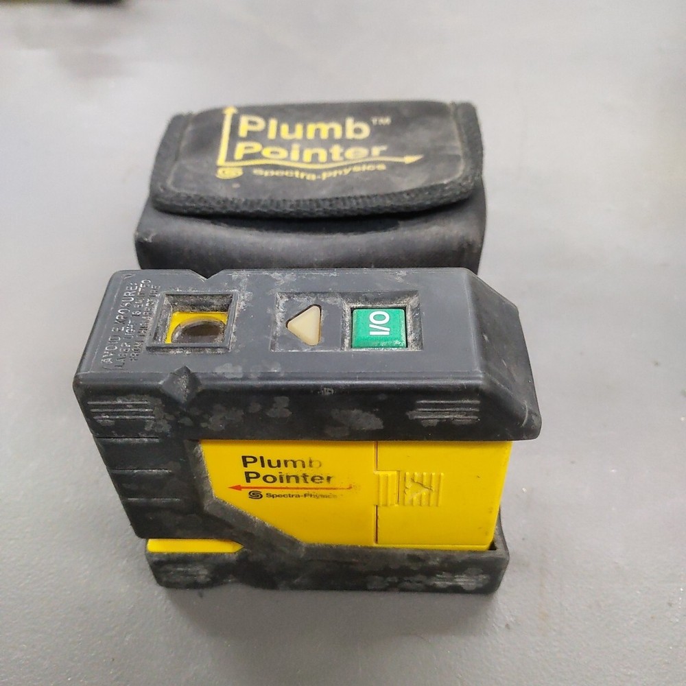 Spectra-Physics Precision PLUMB POINTER Laser Level With Pouch. Works Great