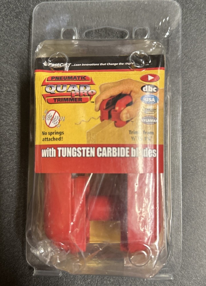 FastCap Quad Trimmer With Tungsten Carbide Blades, Red