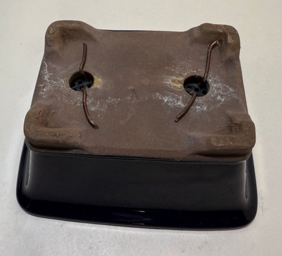 Dark Blue 6" X 4" Ceramic Bonsai Pot