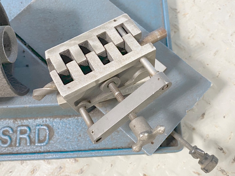 Vintage Drill Bit Pointer/Sharpener SDR #DG76M with 2 bit clamps