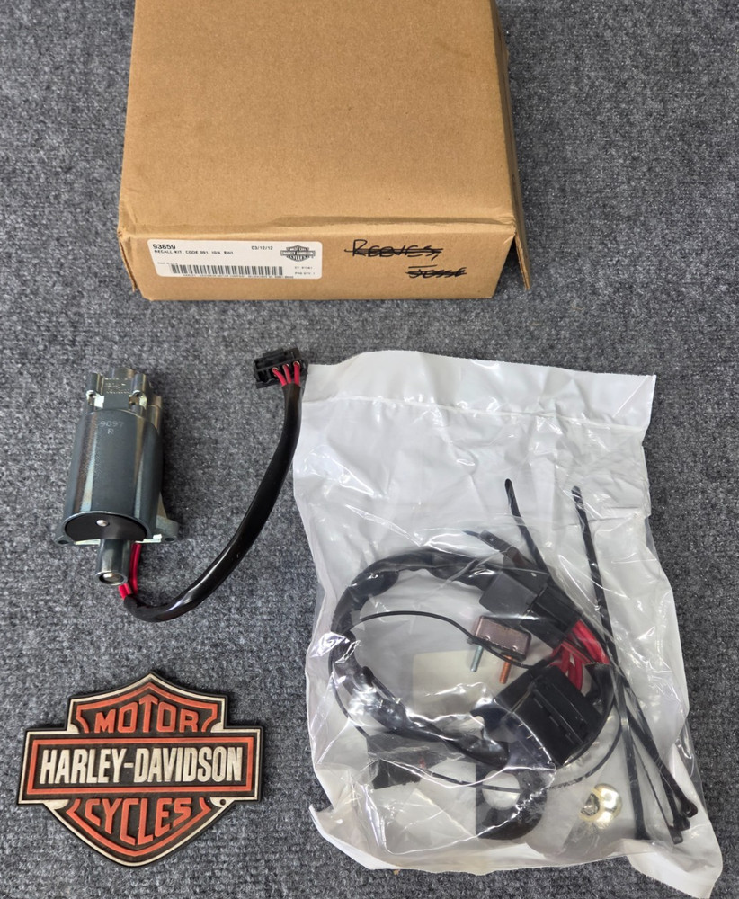 OEM HARLEY-DAVIDSON IGNITION SWITCH RECALL KIT CODE 091   93859