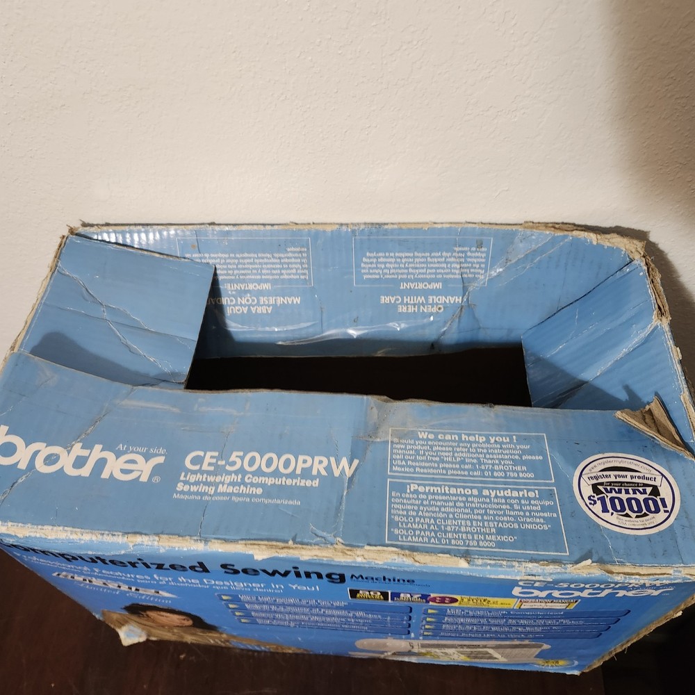 Brother sewing machine project runway limited edition CE-5000PRW computerized