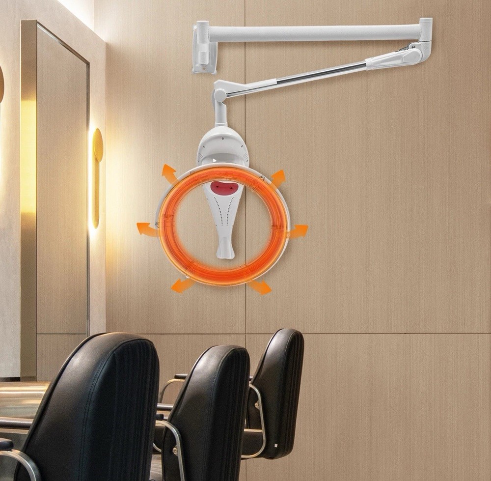 360° Wall Mount Orbiting Hair Dryer Color Processor Salon Drying Perming Machine