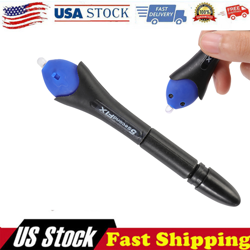 Fix UV Light Repair Tool Quick 5 Second Glue Refill Liquid Plastic Welding Set