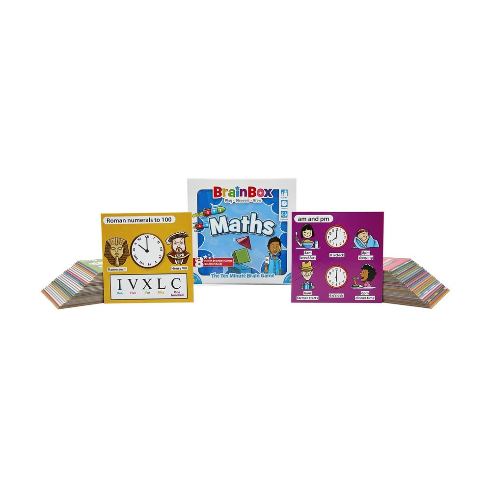 BrainBox Maths Card Game - Memory & Observation, Educational Numeracy Skills,...