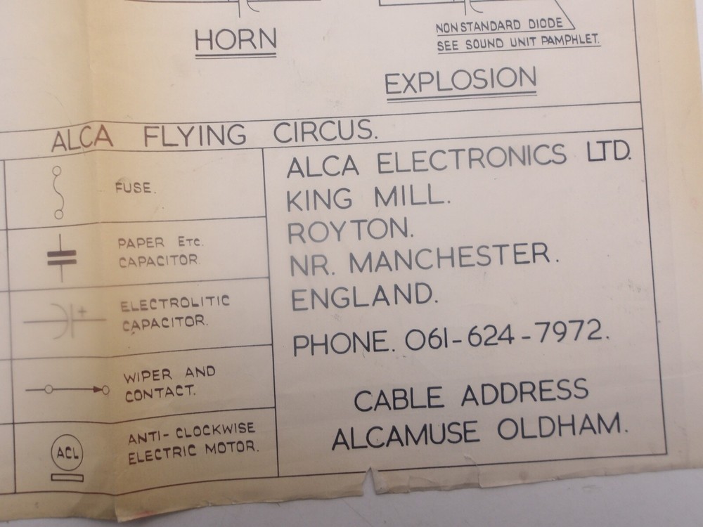 Alca: Flying Circus- Schematic