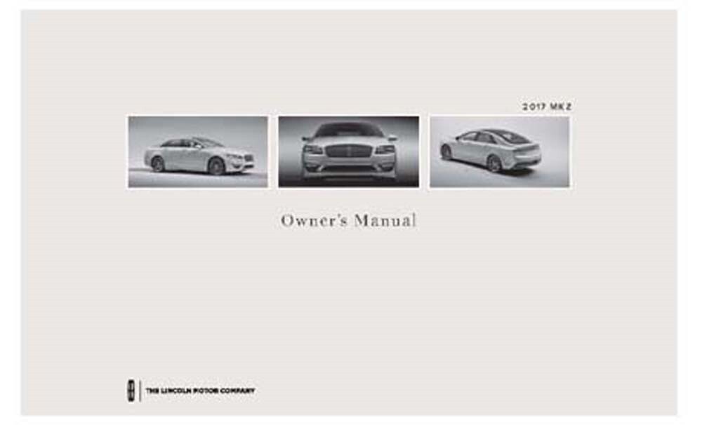 2017 Lincoln MKZ Owner's Manual