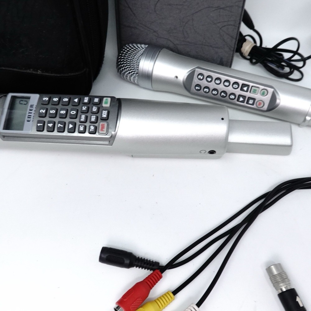 Enter Tech MagicSing Karaoke Microphone + Main Cable + Case + Wireless Mic *READ