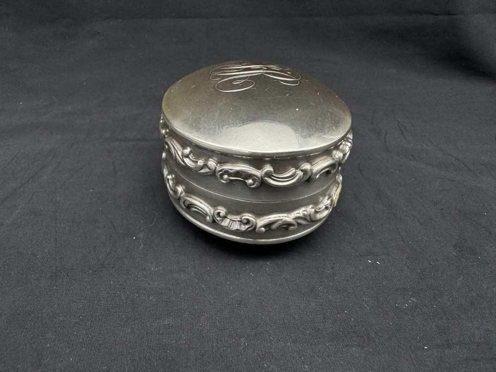 Antique Gorham Sterling Silver Soap Box, 120 grams