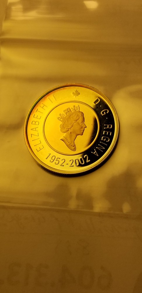 Rare Canada 2002 Proof Gem Silver $2 Coin Idds1.