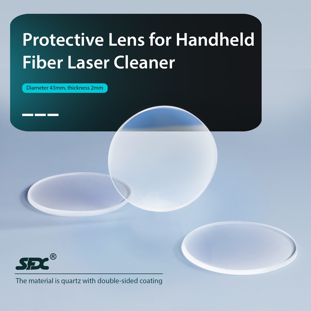 3PCS Protective Lens for Laser Cleaning Machine Rust Oxide Paint Graffiti Remove