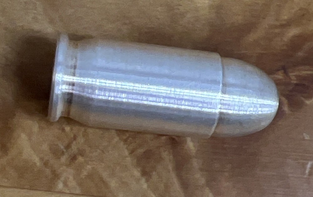 1 oz Silver Bullet .45 Caliber - .999 Fine