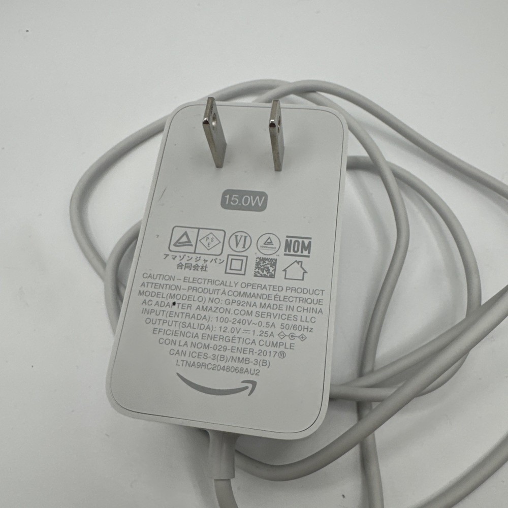 Amazon Echo Dot 3rd Gen Smart Speaker Glacier White D9N29T Tested Working