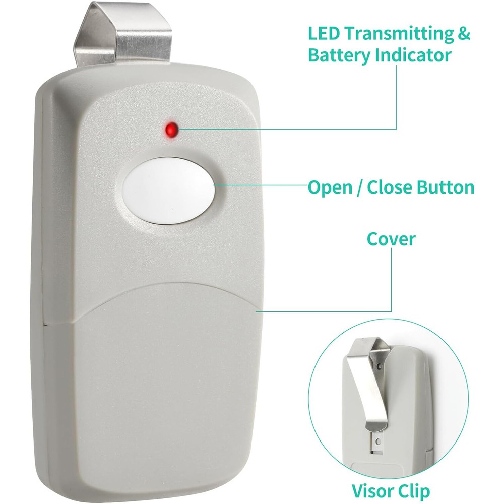 2 For Multi-Code 3089 MultiCode 308911 Linear MCS308911 Garage Gate Remote 300m