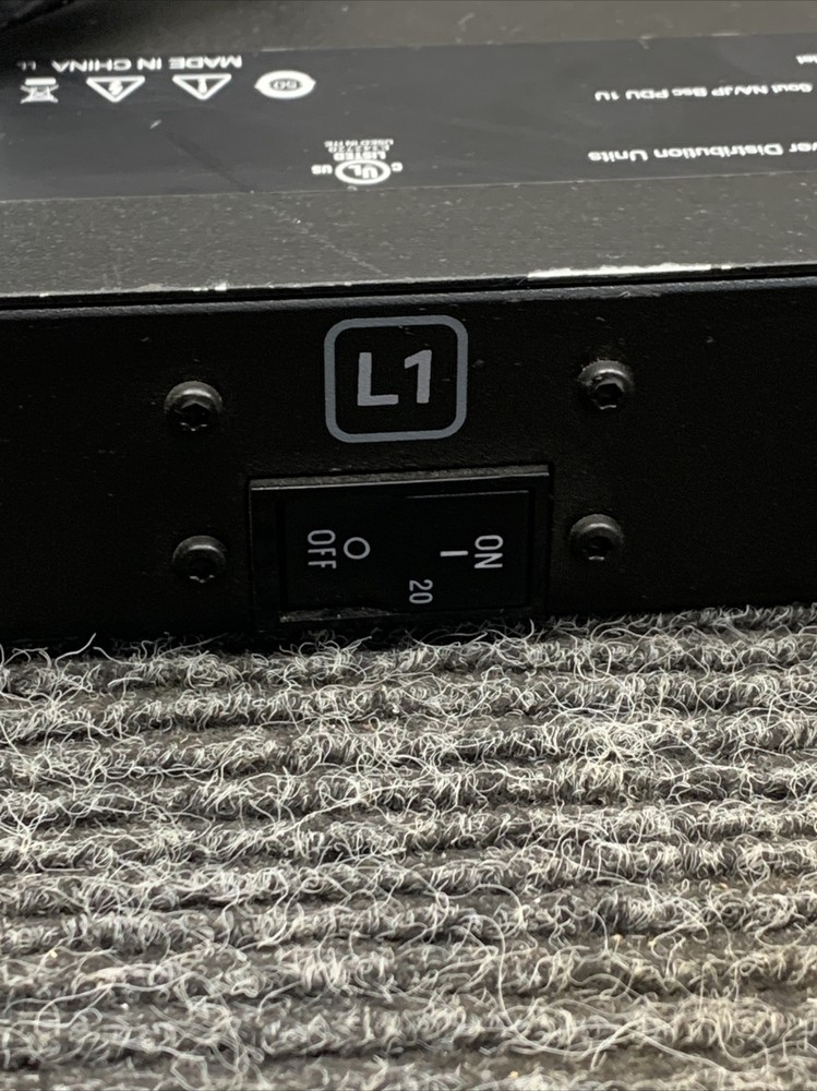 HPe P9Q39A 4.9KVA Basic PDU Input 6 Power Distribution unit