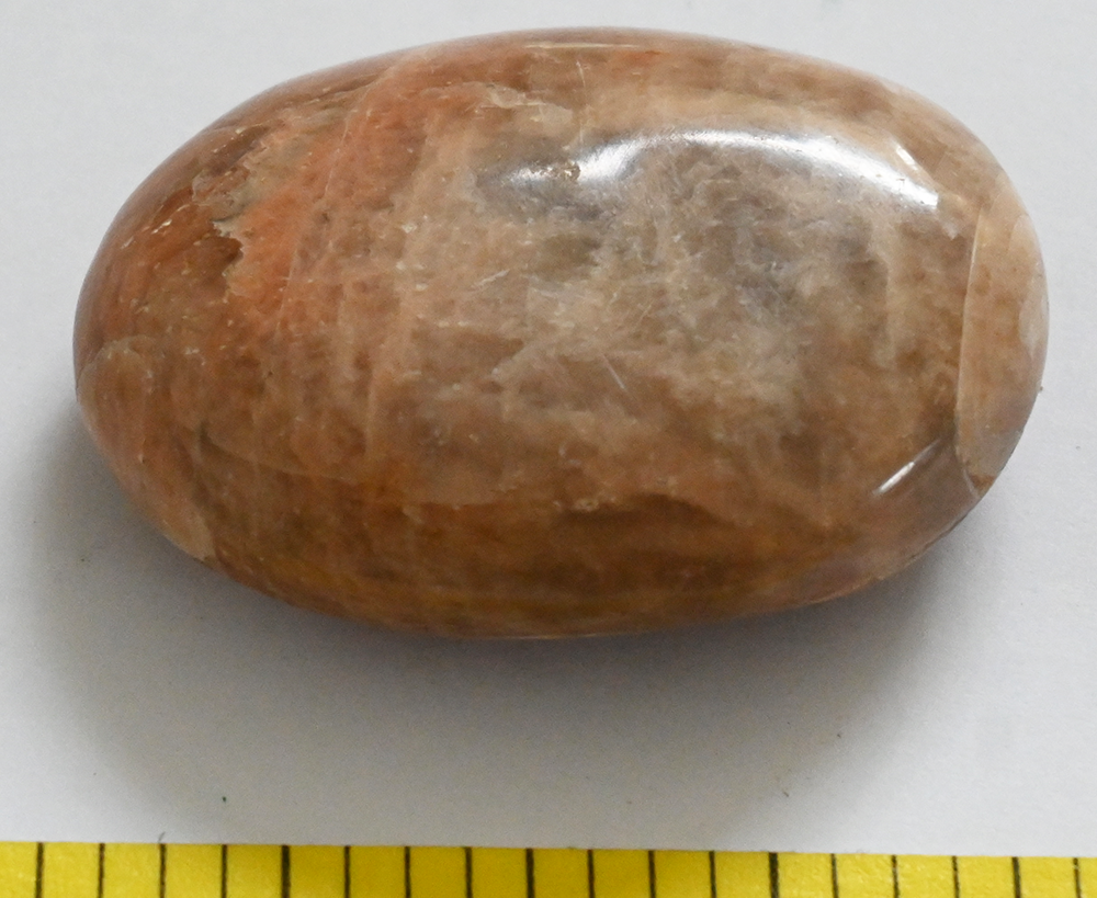 PEACH MOONSTONE polished companion stone - Medium