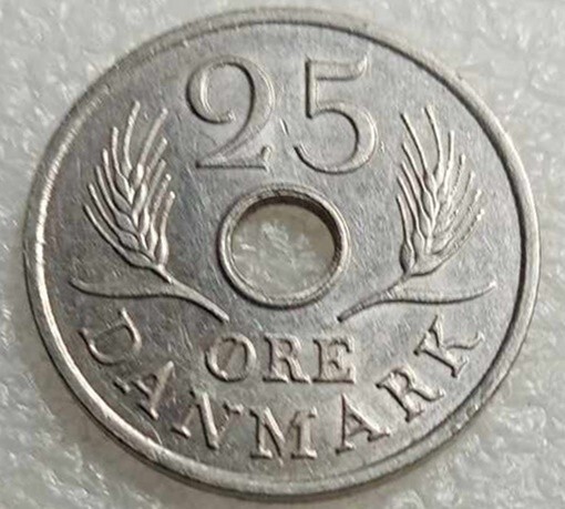 1971 DANIMARK 25 HOUR COIN