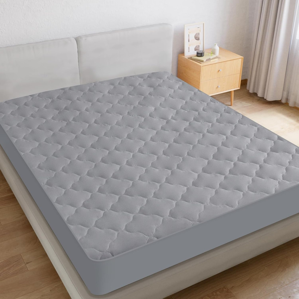 Almohadilla protectora King Mattres impermeable acolchada,
